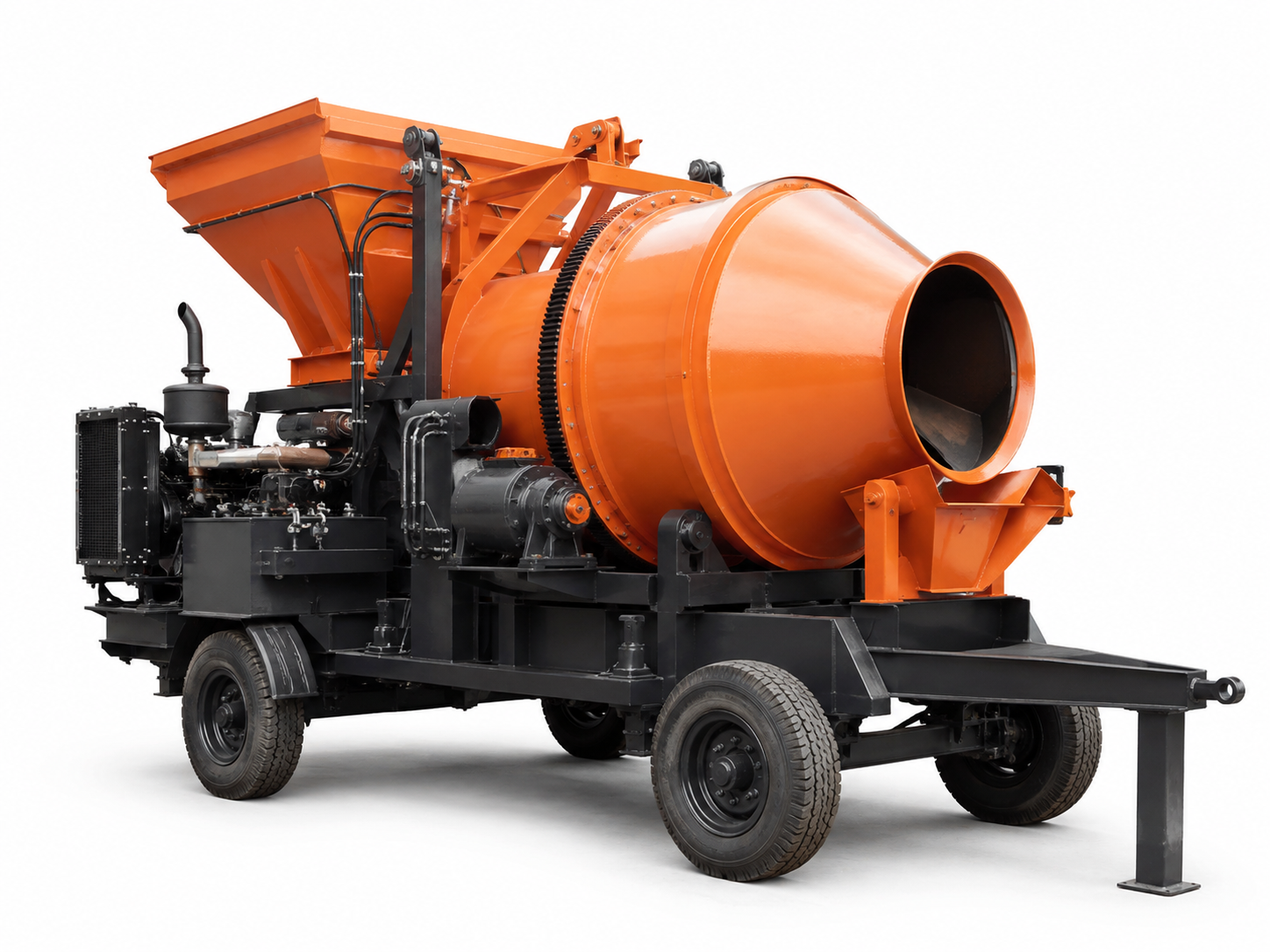 3 Bag Hydraulic Hopper Concrete Mixer