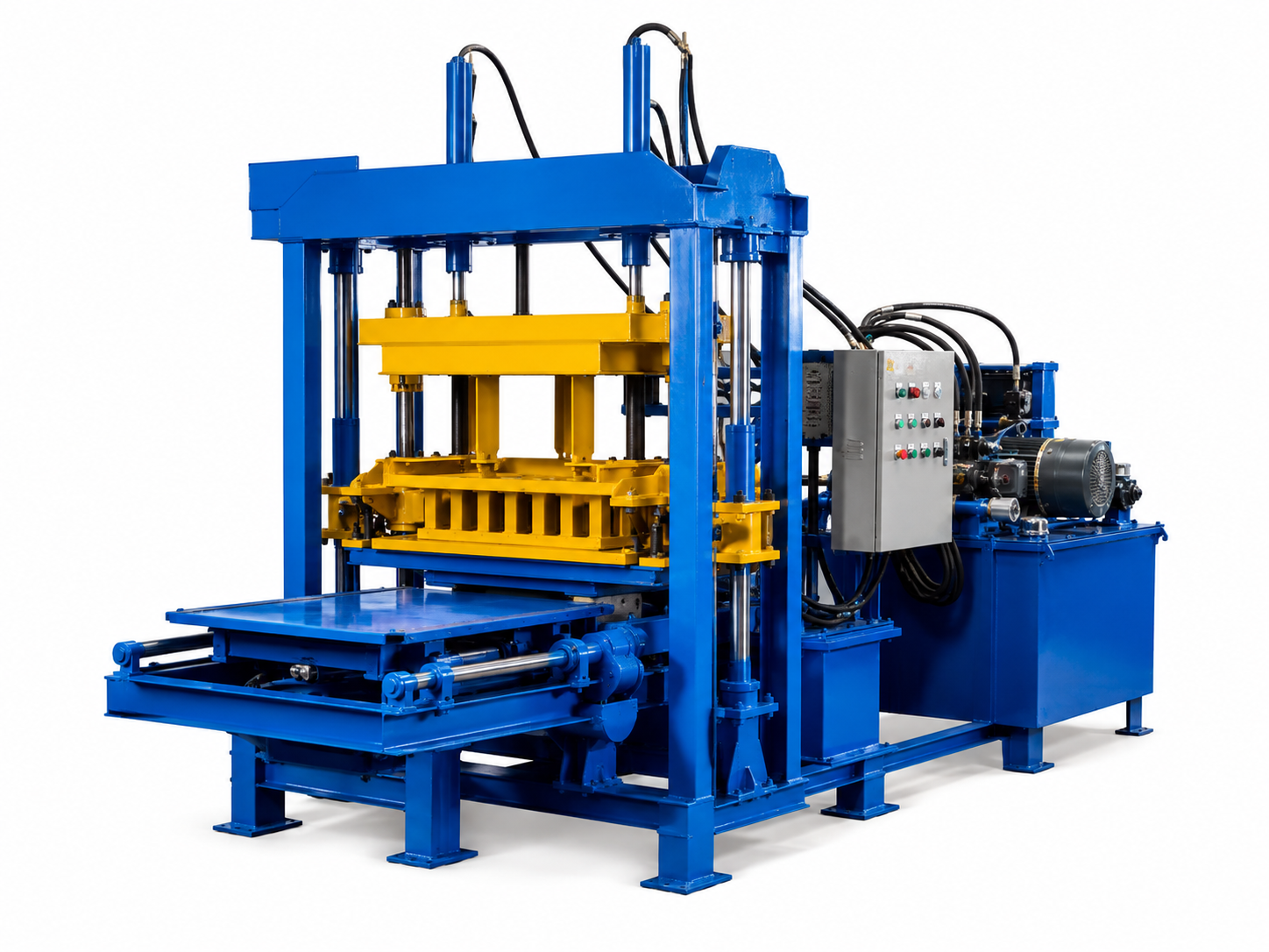 Hydraulic Concrete Block Making Machine