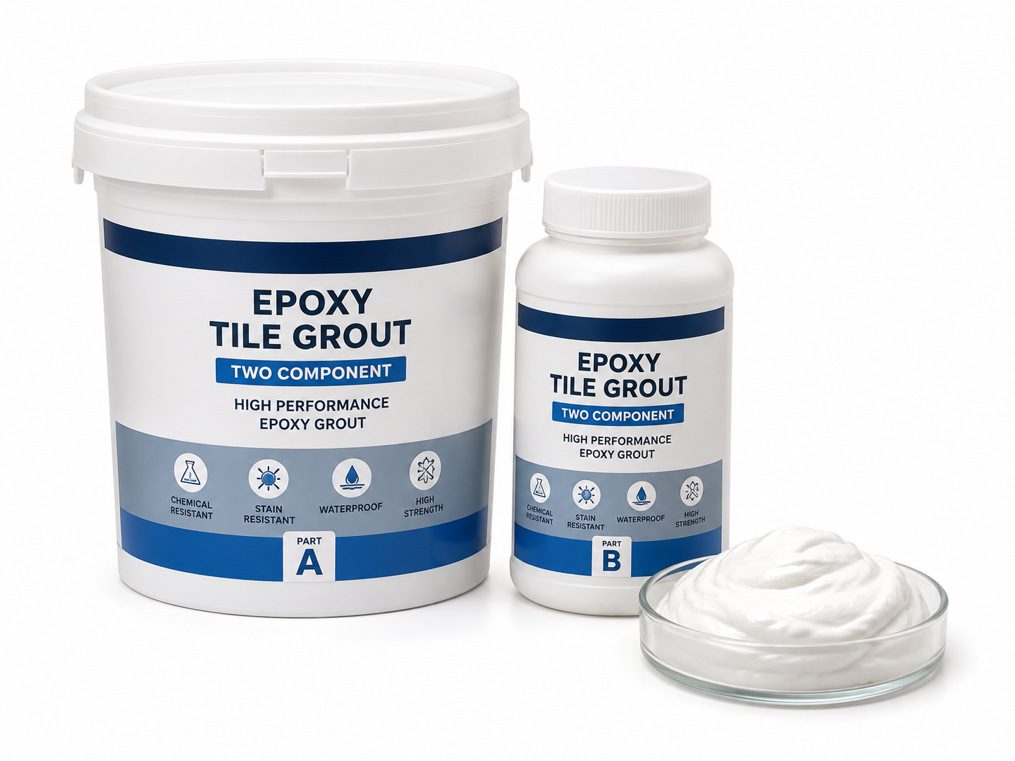MYK Laticrete SP-100 Epoxy Tile Grout ; Color: White