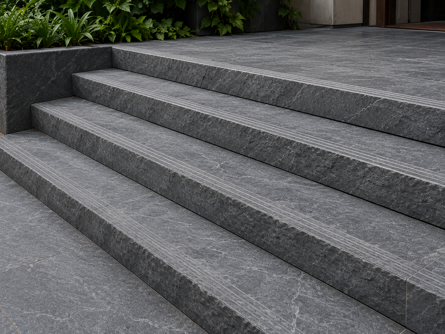 Rock Slate Grey – Grooved Step
