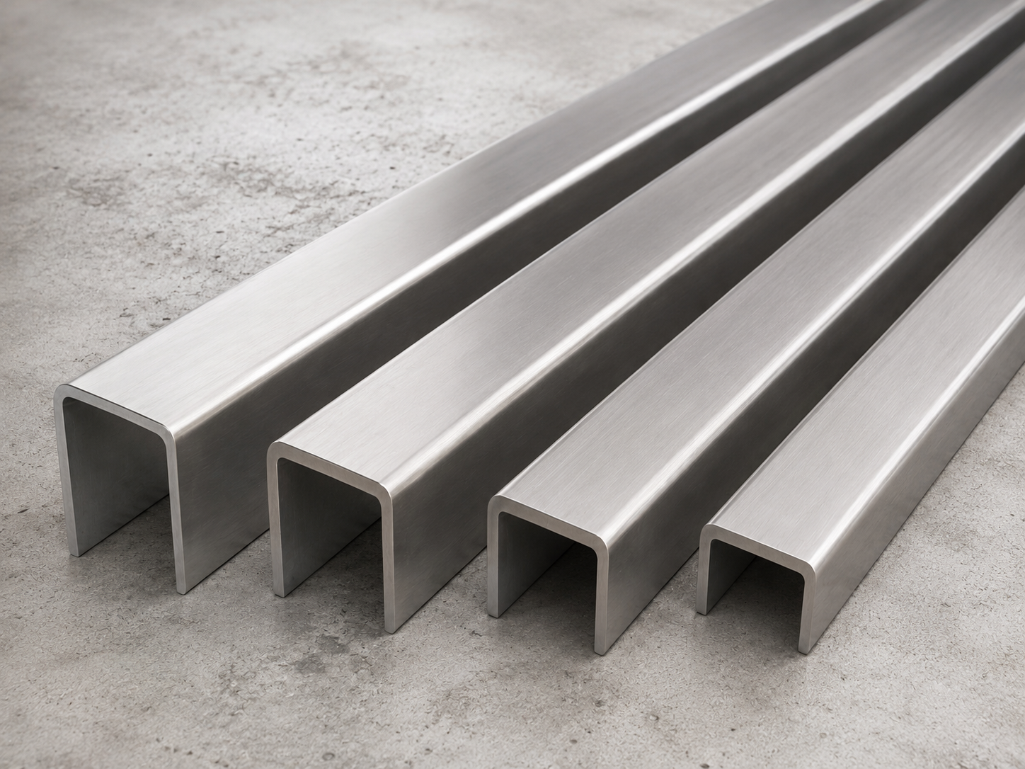 SS304 Flat Corner Radius Sections