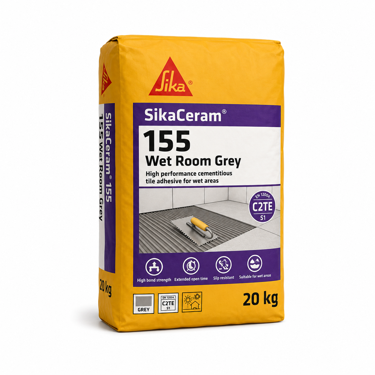 SikaCeram 155 Wet Room Grey (20Kg)